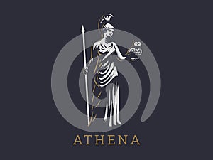The goddess Athena. photo