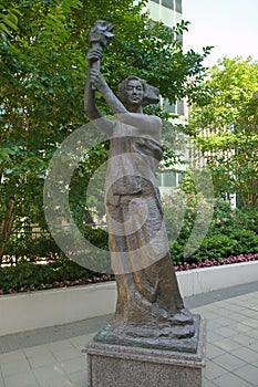 Goddess of Democracy, a symbol from September 22, 1996 demonstration against Chinese Government