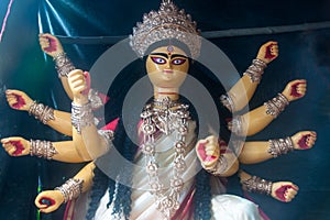 Goddess Durga in all her beauty, majesty  and glory