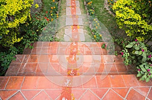 Goddess Lakshmi`s footprints at the entrance of the house. Tihar Deepawali festival and Newari New Year in Kathmandy