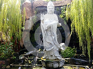 Goddess of Mercy Kuanyin Statue Fountain