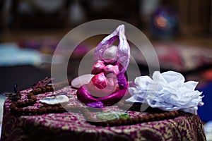 Goddesse on an altar