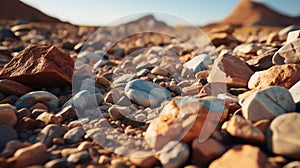 Godly Realistic Close Up Of A Beautiful Desert With Vivid Contrast