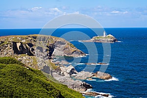 Godrevy Lighthouse was built by Trinity House in 1859