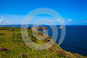 Godrevy Lighthouse was built by Trinity House in 1859