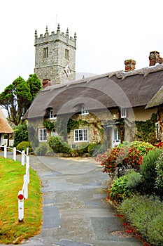 Godshill Church and cottages