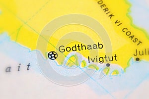 Godthaab, the former name of Nuuk, Greenland`s capital.