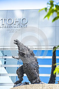 Godzilla Statue at Hibiya Godzilla Square.