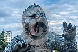 Godzilla Statue in Roppongi