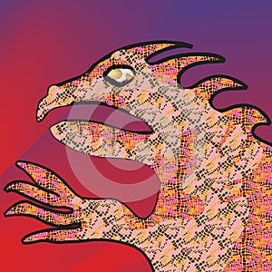 Godzilla vector illustration