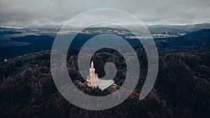 Goethe\'s Lookout Tower (Goethova vyhlÃ­dka) in Karlovy Vary, Czech Republic