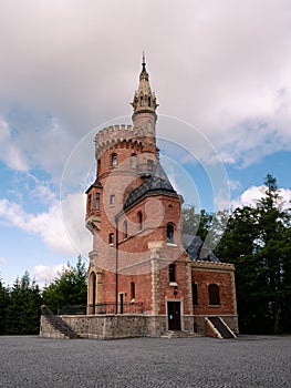 Goethe`s Lookout Tower in Karlovy Vary