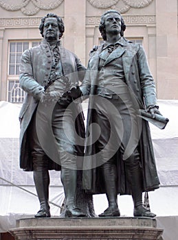 Goethe-Schiller monument Weimar