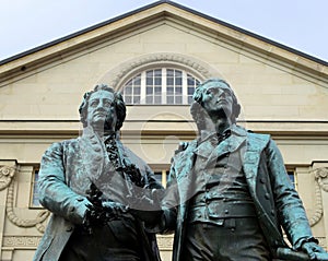Goethe and Schiller photo