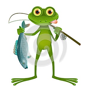 Goggle-eyed Frog Fisherman photo