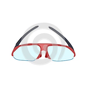 goggle safety goggles cartoon vector illustration