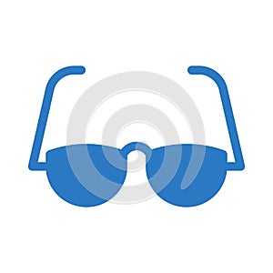 Goggles glyph colour vector icon