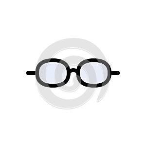 Goggles vector color line icon