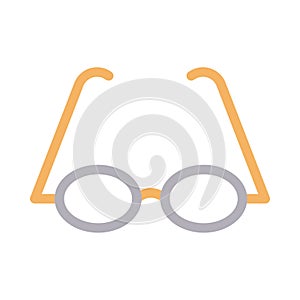 Goggles vector color line  icon