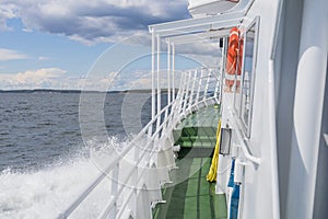 going by ferry in swedish archipelago