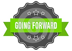 going forward label