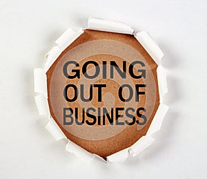 Going out of Business