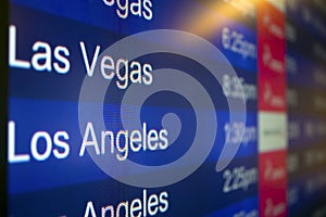 Going to Las Vegas or Los Angeles