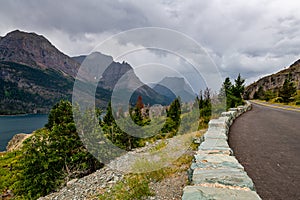 Going-to-the-Sun Road in Glacier National Park photo
