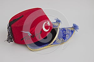 Going on vacation in Turkey, Turkish hat and Slippers