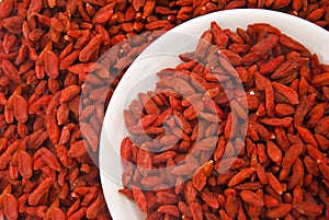 Goji Berries in a plate