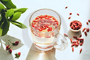 Goji berry infused tea