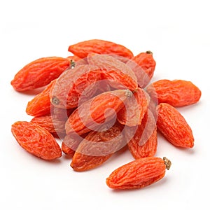 Gojiberries on transparent background