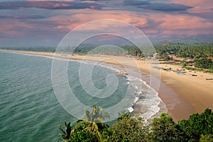 Gokarna beash at sunset photo