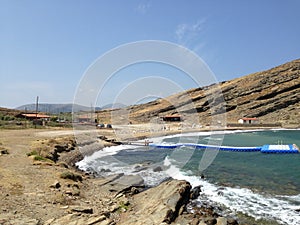 Gokceada Turkey in coastal scenery, clean sea and beautiful beaches