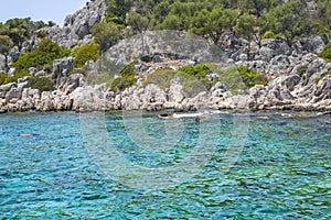 Gokkaya Cove is a pleasurable place to visit for its incomparable beauty and charm. Antalya - Turkey