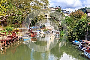 Goksu River and boats