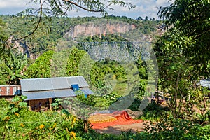 Gokteik viaduct on the railway line Mandalay - Hsipaw, Myanm