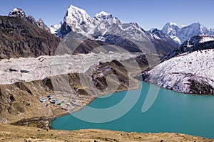 Gokyo Lake in Nepal photo