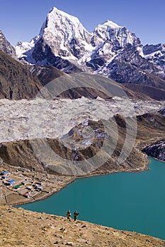 Gokyo Lake in Nepal photo