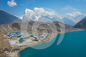 Gokyo village and lake, Everest region