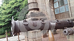 Gol Gumbaz cannons, Bijapur, Karnataka