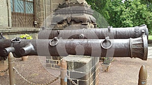 Gol Gumbaz cannons, Bijapur, Karnataka