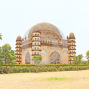 Gol gumbaz palace and mausoleum bijapur Karnataka india