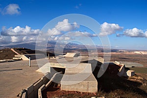 Golan heights rural landscape