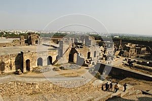 The golconda fort, hyderabad