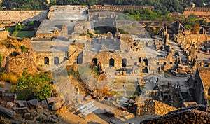 Golconda fort near Hyderabad