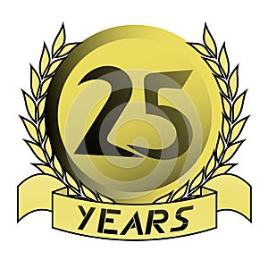 Gold 25 years