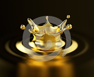 Gold 3d illustration