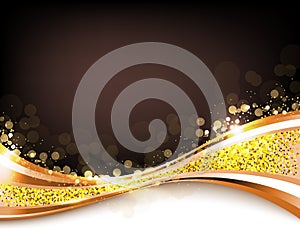 Gold abstract elegant background