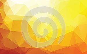 Gold Abstract Low Poly Vector Background